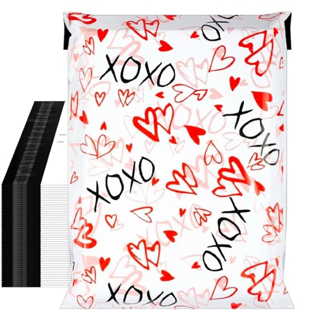 Polymailers 20 10x13 AND 10 stickers 2 inches Packaged with Posh Love